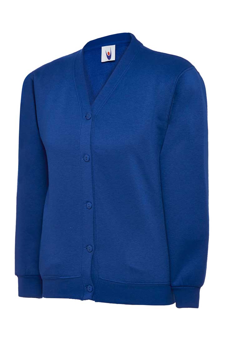 School Uniform Cardigan royal blue