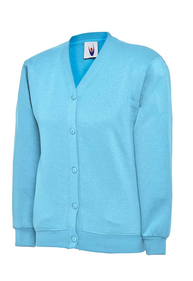 School Uniform Cardigan sky blue