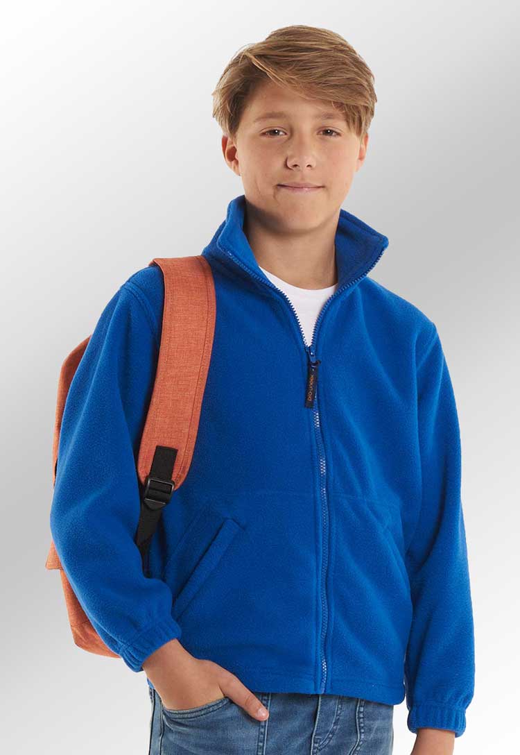 School Uniform Full Zip Fleece Jacket