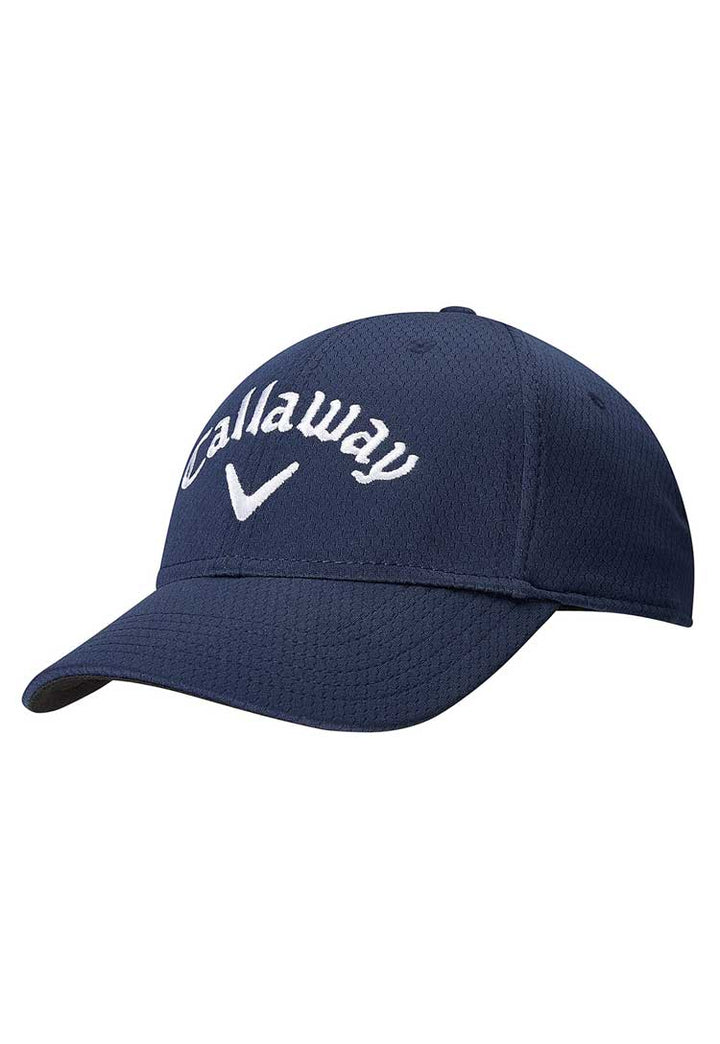 Side-crested Golf Cap CW092 in navy