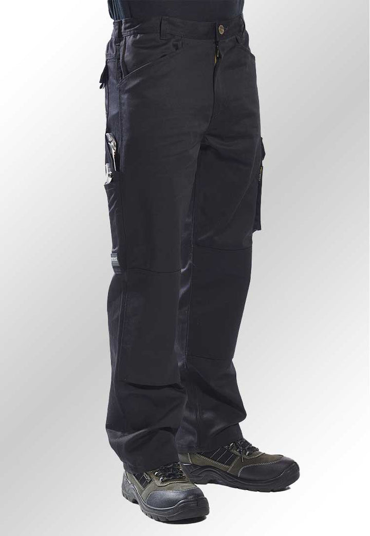 Model Wearing Slate Holster Trouser KS15 in Black