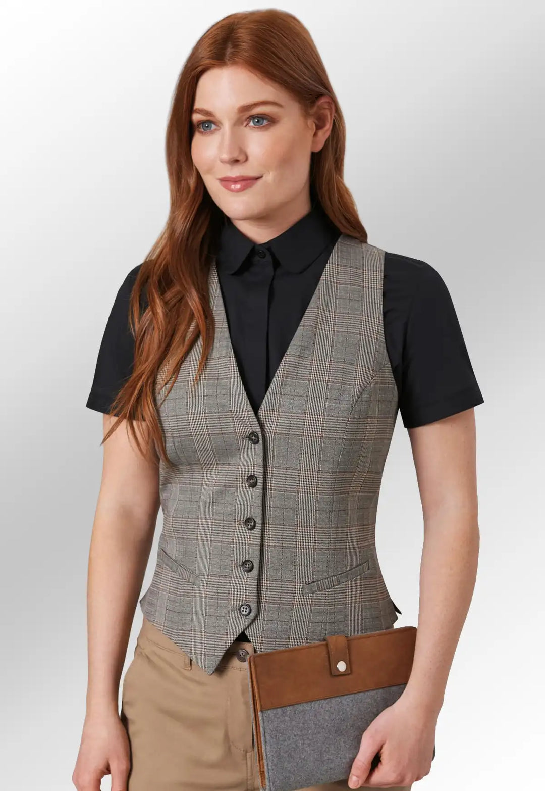 Soave Semi Fitted Blouse - The Work Uniform Company