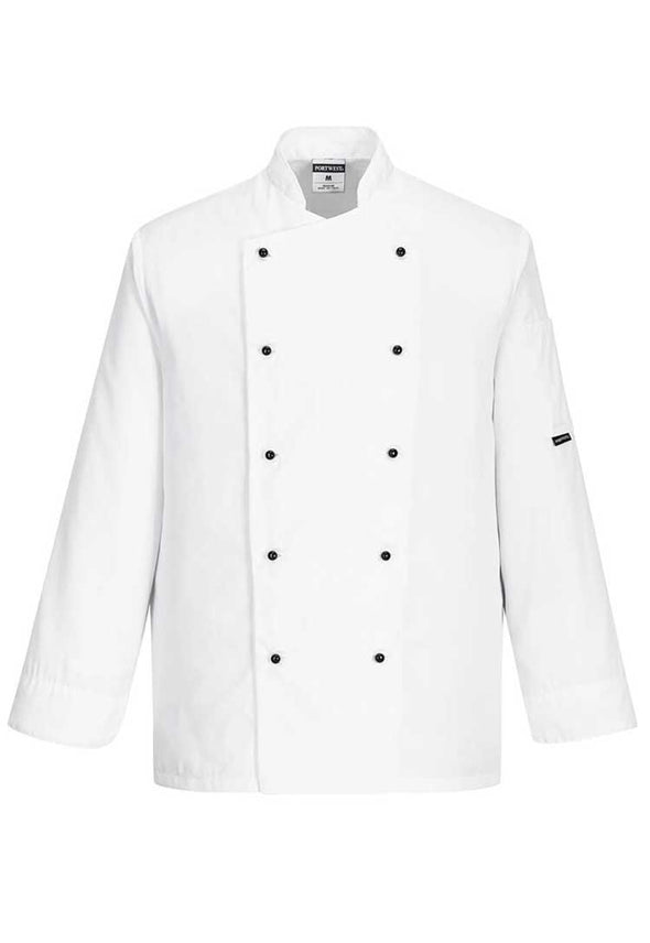 Somerset Chefs Jacket Long Sleeve C834