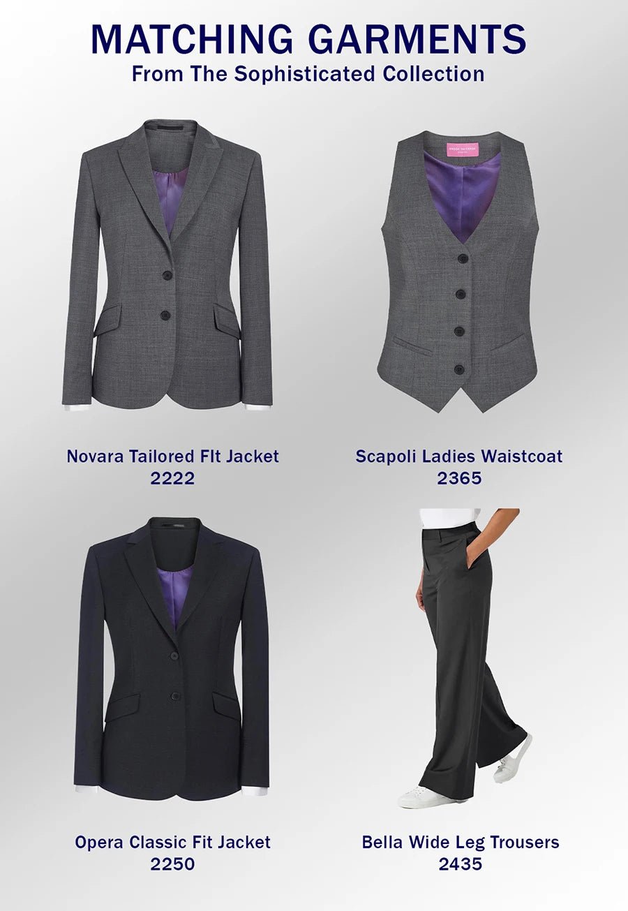 Genoa Tailored Leg Trousers - The Work Uniform Company