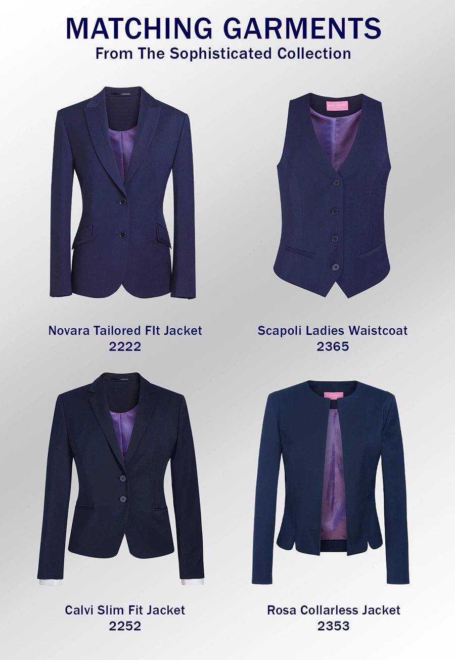 Genoa Tailored Leg Trousers - The Work Uniform Company