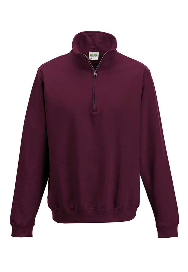 Sophomore ¼ Zip Sweatshirt JH046 burgundy