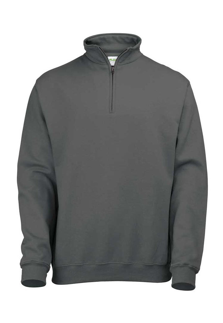 Sophomore ¼ Zip Sweatshirt JH046 charcoal