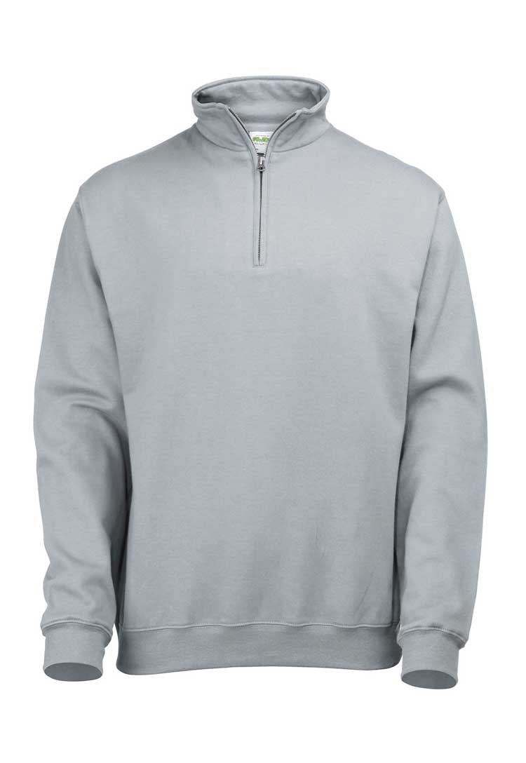 Sophomore ¼ Zip Sweatshirt JH046 heather grey