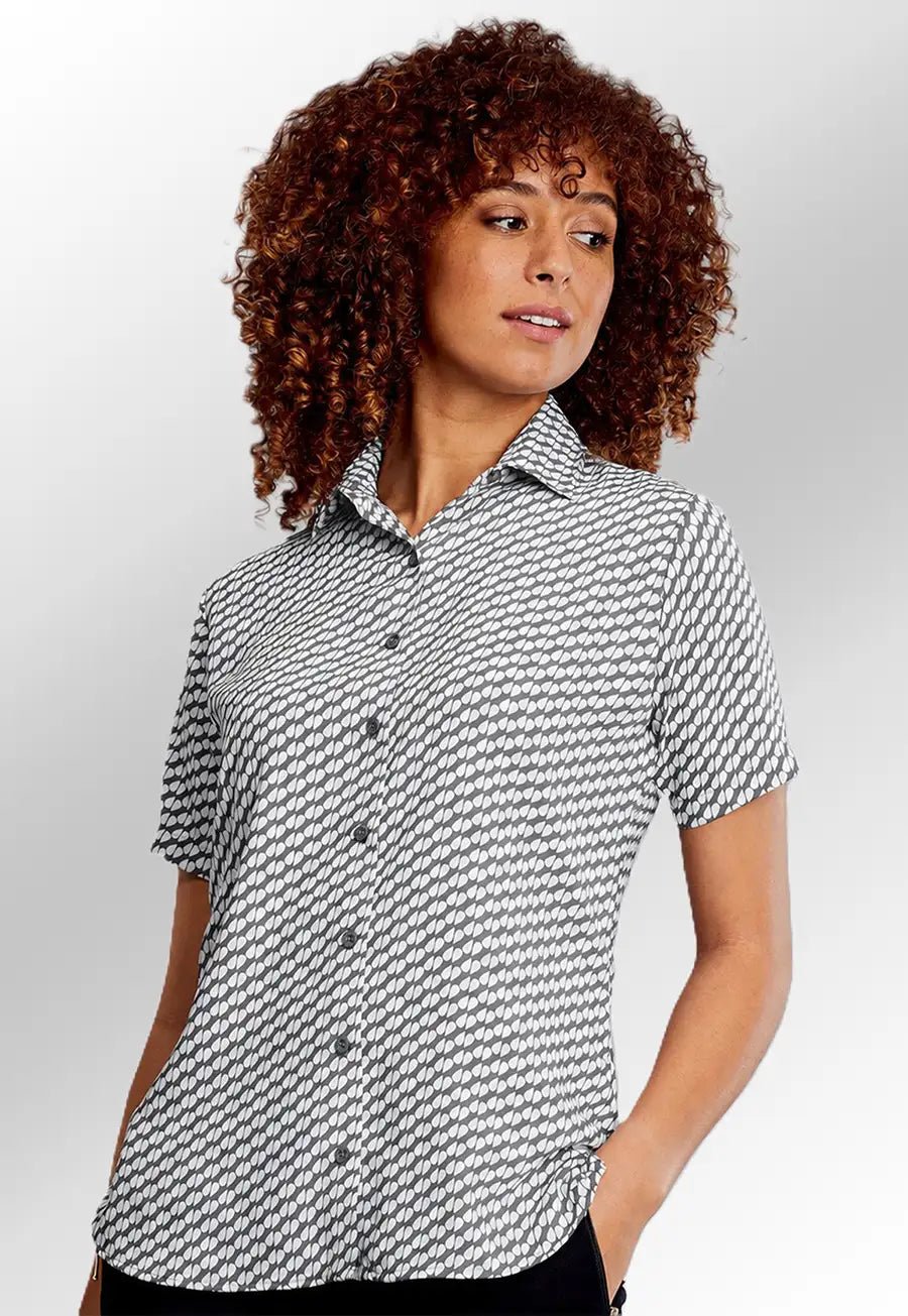 Disley Ava Patterned Blouse - The Work Uniform Company