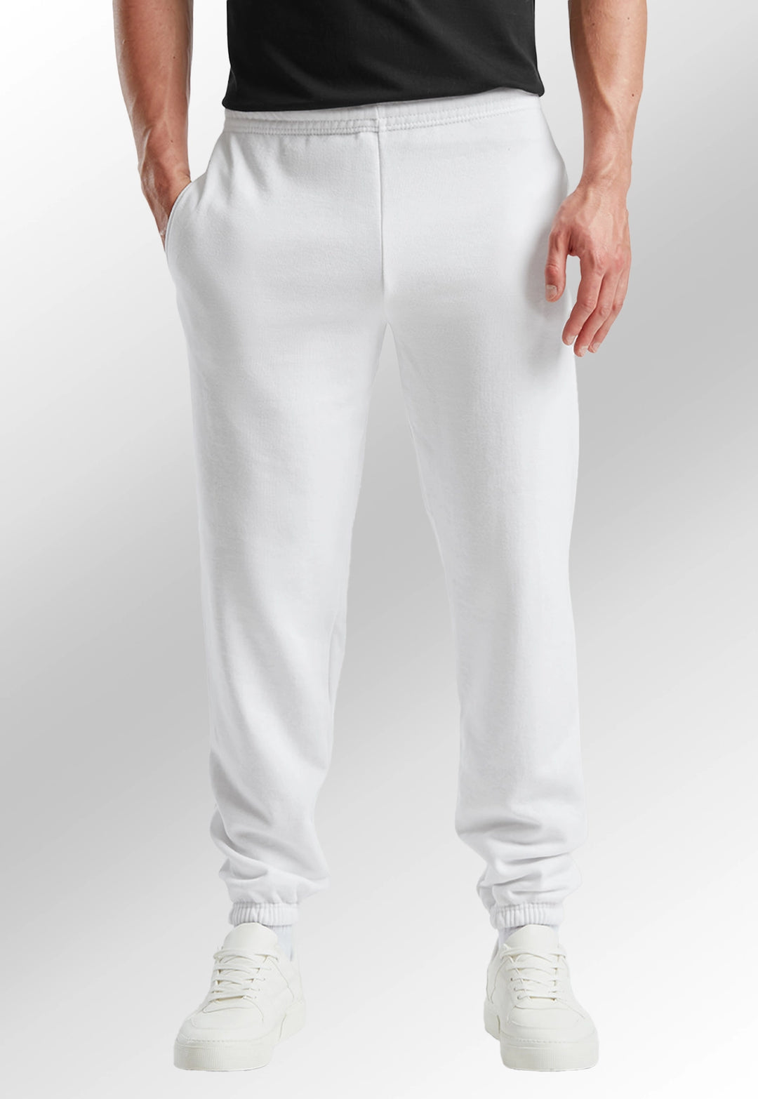 Men's Elasticated Sweatpants - The Work Uniform Company