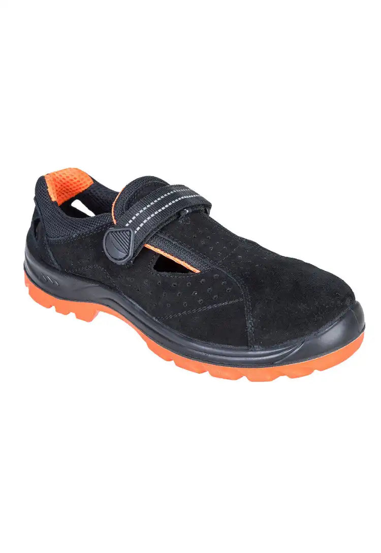 Steelite Obra Sandal FW42 in Black