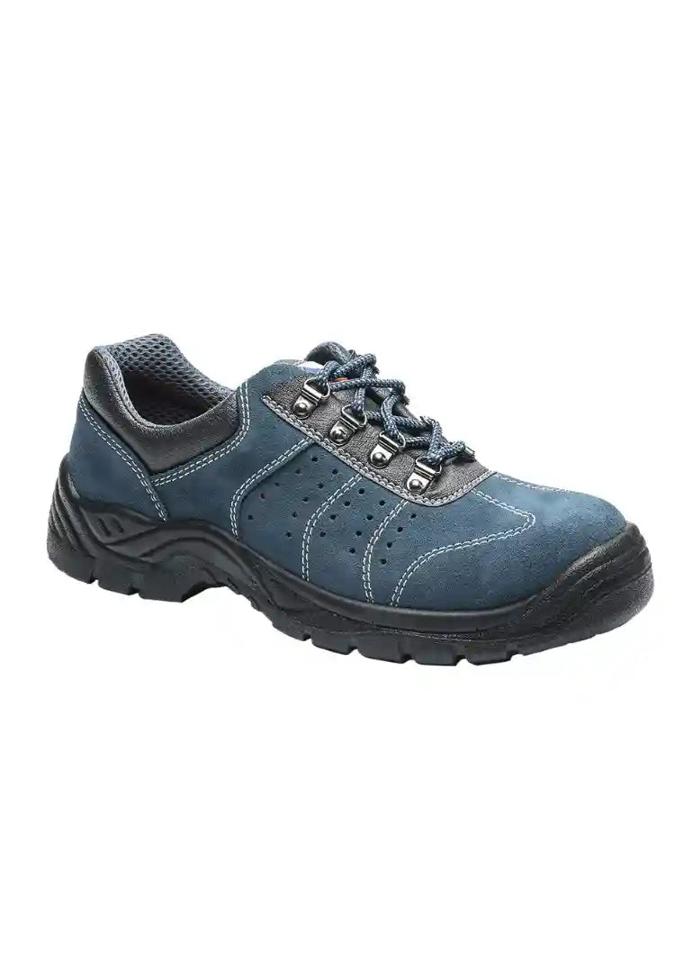 Steelite Perforated Trainer S1P FW02 in Blue