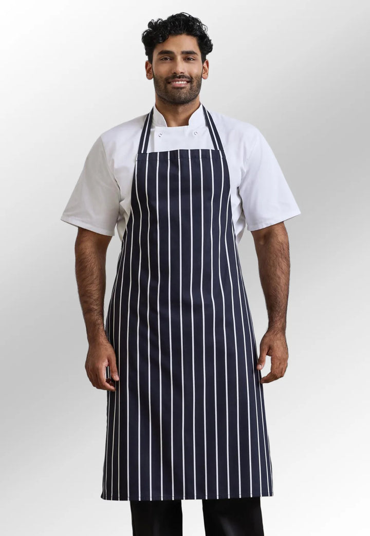 Striped Bib Apron - The Work Uniform Company