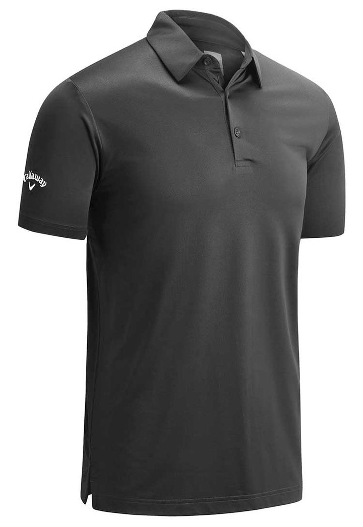 Swing Tech™ Solid Golf Polo in grey