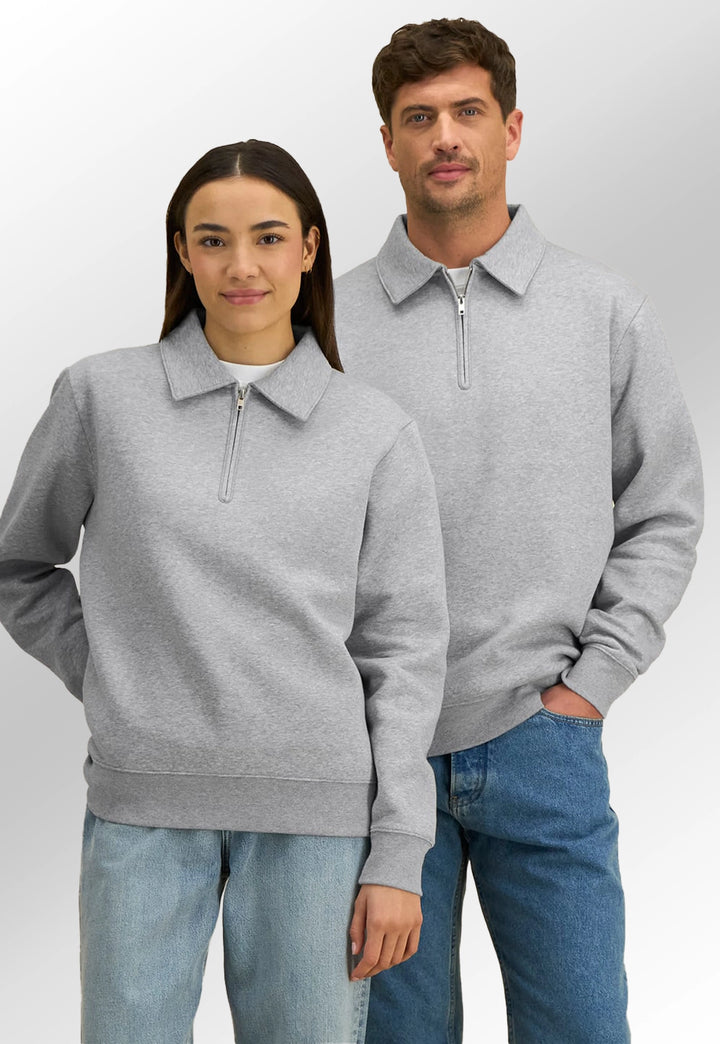 'Proper' Quarter Zip Sweatshirt