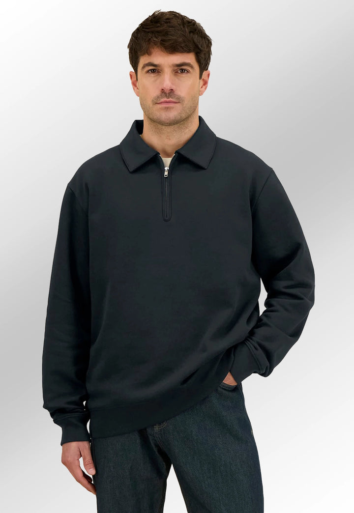 'Proper' Quarter Zip Sweatshirt