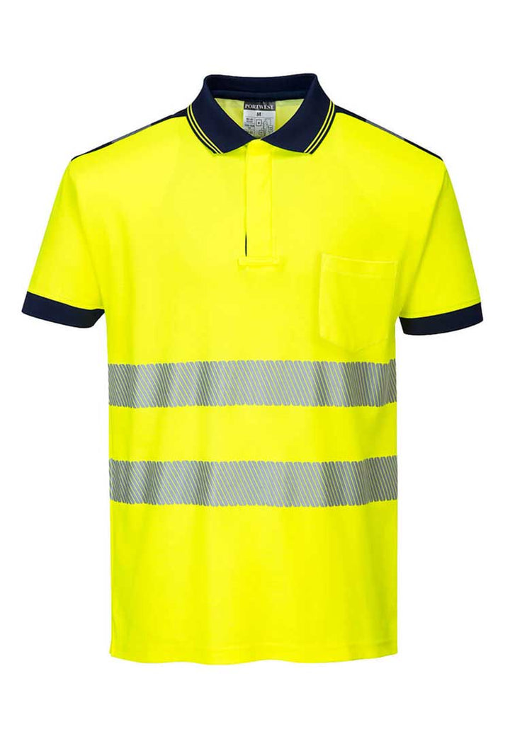 PW3 Hi-Vis Cotton Comfort Polo Shirt S/S T180