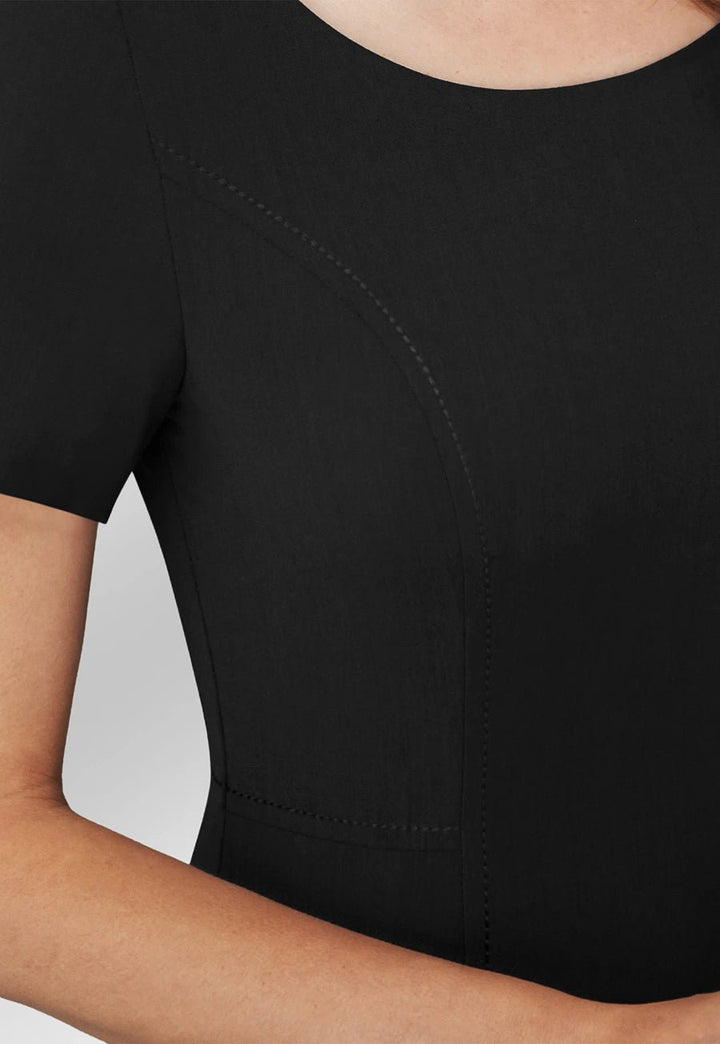 Black Shift Funeral Dress - The Work Uniform Company