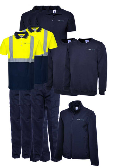 TFR GROUP Branded Workwear Bundle Deal with Logos