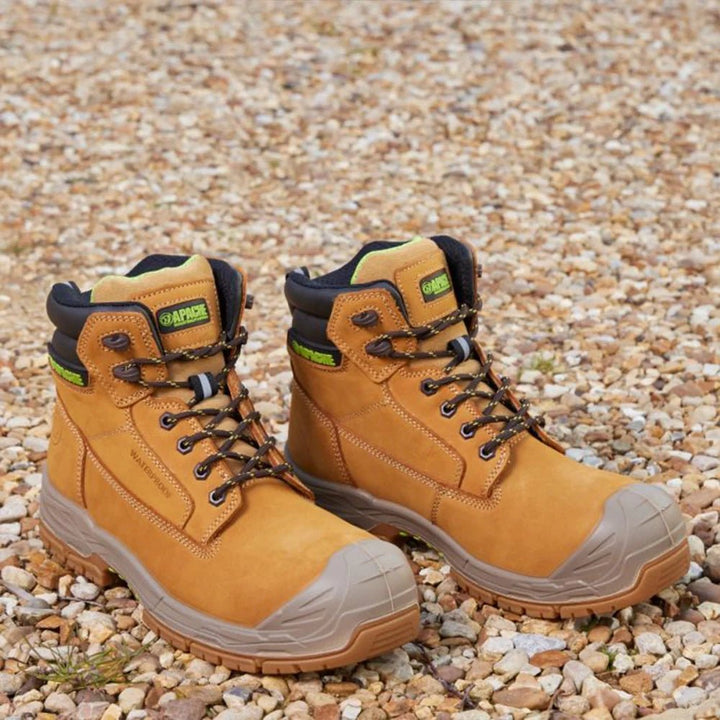 Thompson Wheat Waterproof Boot S7S - The Work Uniform Company