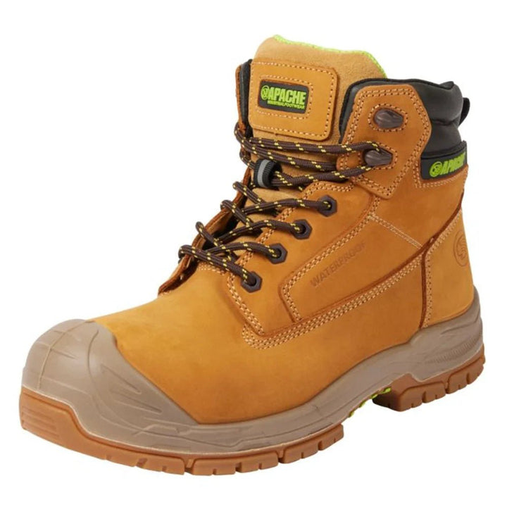 Thompson Wheat Waterproof Boot S7S - The Work Uniform Company