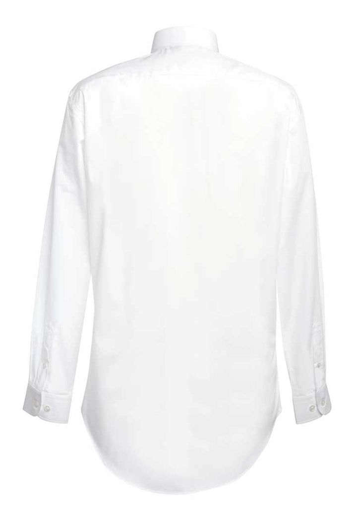 Back View of White Titan Classic Fit Shirt 4565