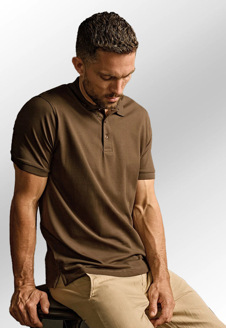 Luxury Stretch Short Sleeve Polo Shirt - The Work Uniform Company