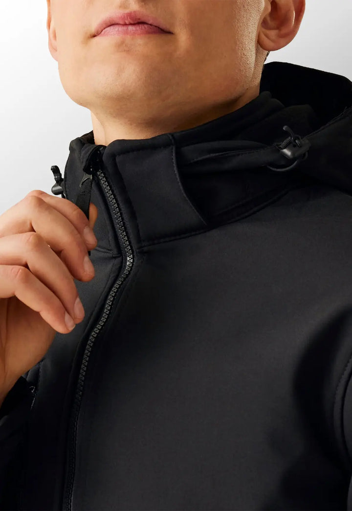 Venturer 3 - Layer Hooded Softshell Jacket - The Work Uniform Company