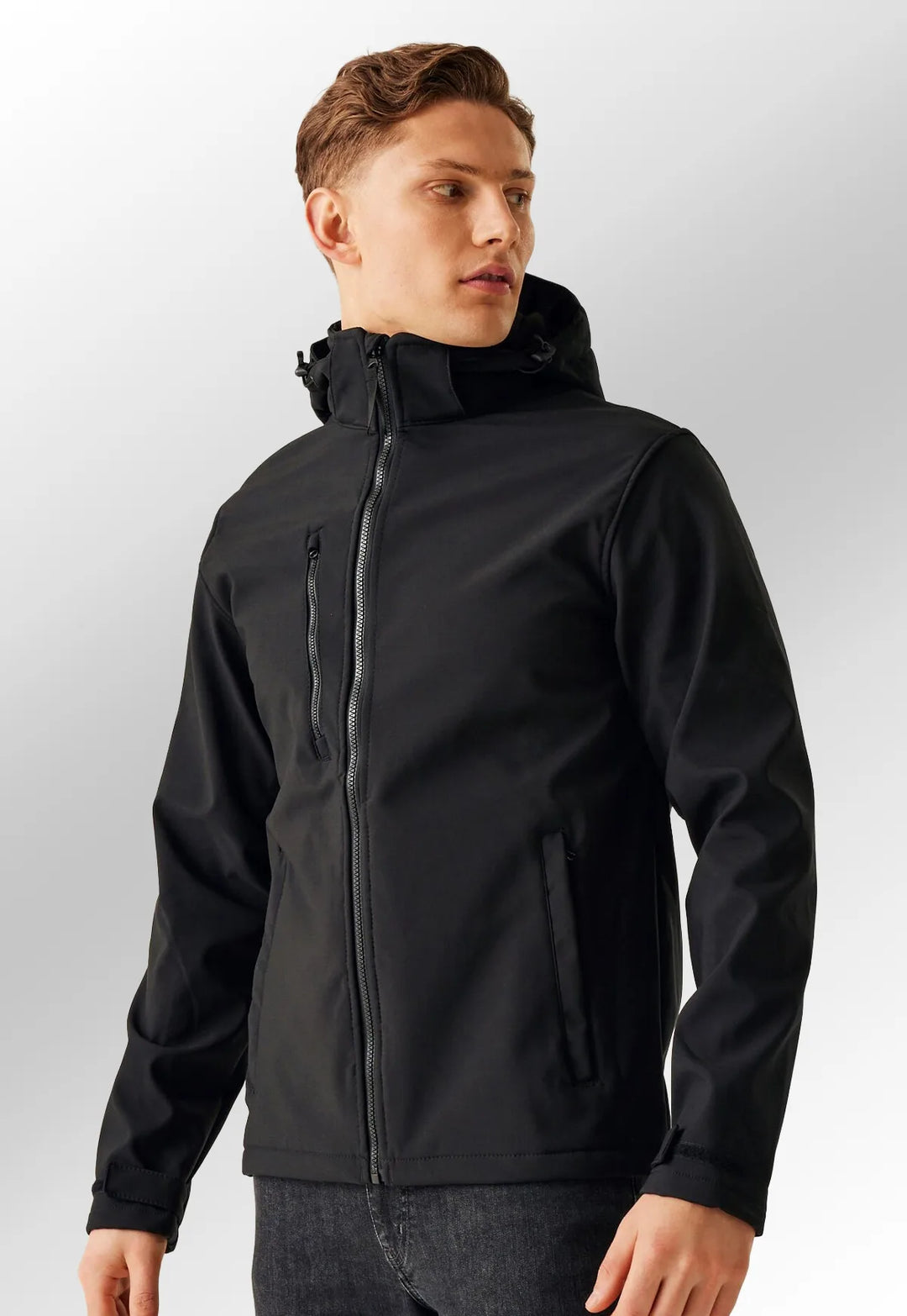 Venturer 3 - Layer Hooded Softshell Jacket - The Work Uniform Company
