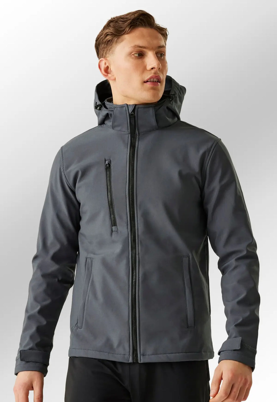 Venturer 3 - Layer Hooded Softshell Jacket - The Work Uniform Company