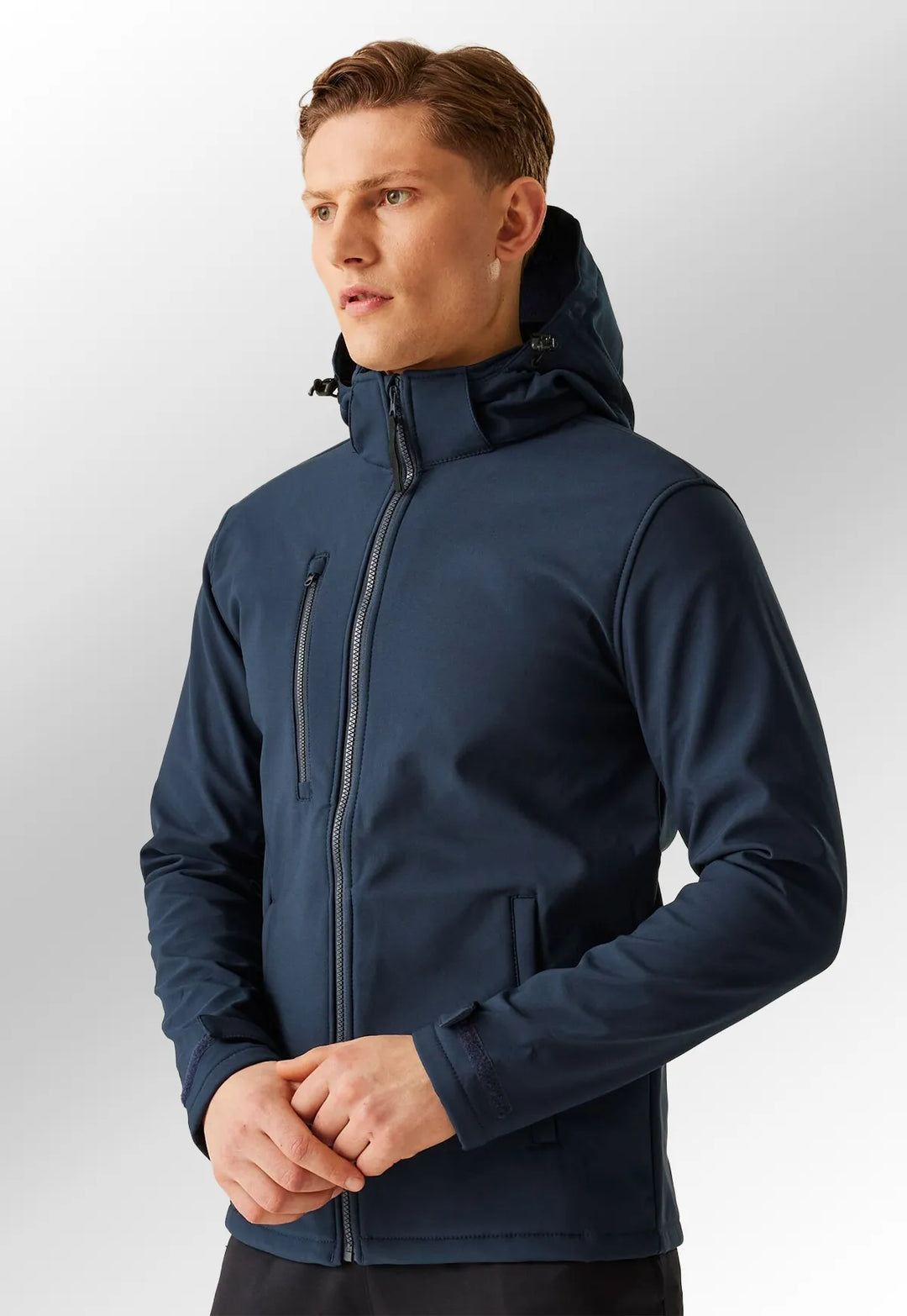 Venturer 3 - Layer Hooded Softshell Jacket - The Work Uniform Company