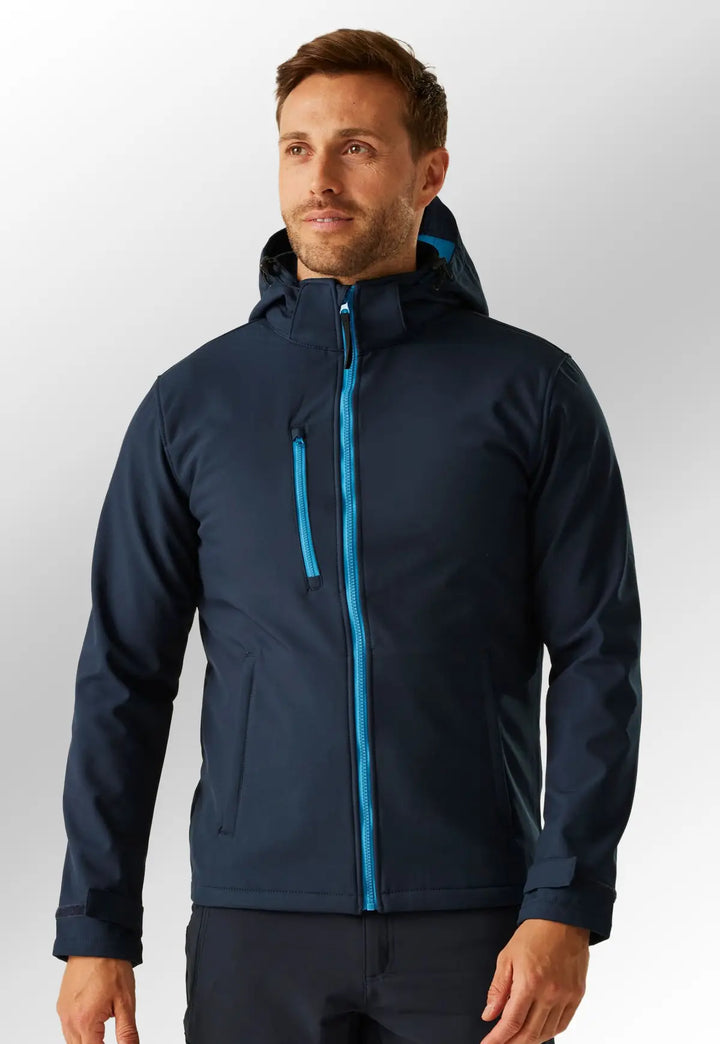 Venturer 3 - Layer Hooded Softshell Jacket - The Work Uniform Company