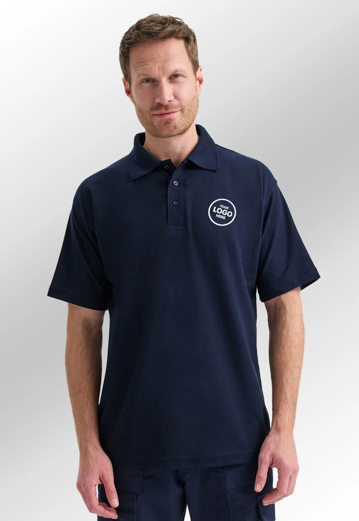Classic Polo Shirt - Bundle of 8 with Free Logos - The Work Uniform Company