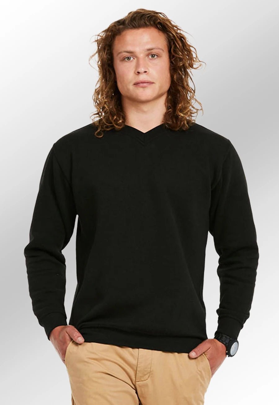 Premium V-Neck Sweatshirt - The Work Uniform Company