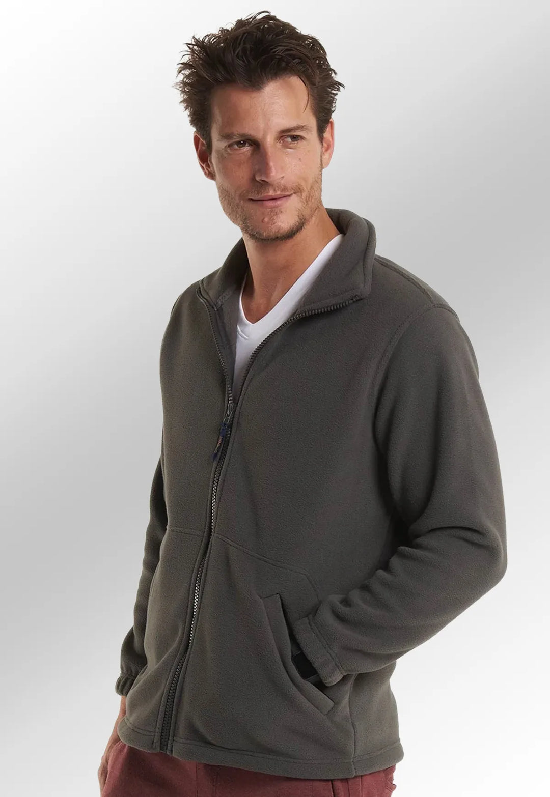 Premium Full Zip Micro Fleece Jacket - The Work Uniform Company