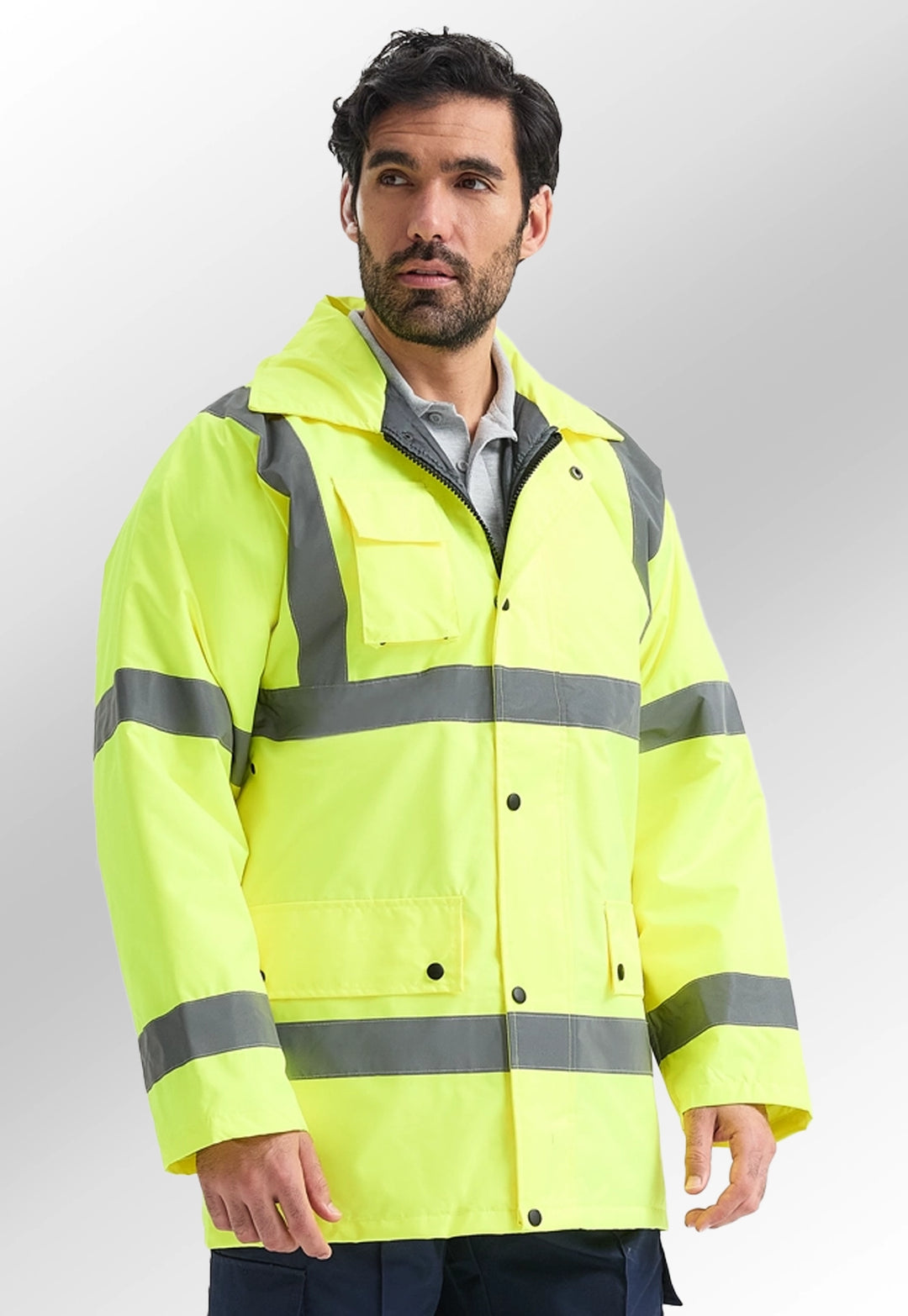 Hi Vis Road Safety Jacket - The Work Uniform Company