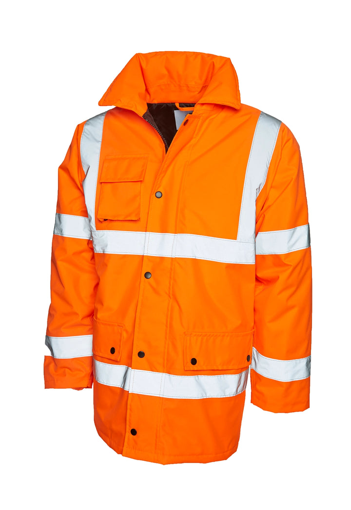 Hi Vis Road Safety Jacket - The Work Uniform Company