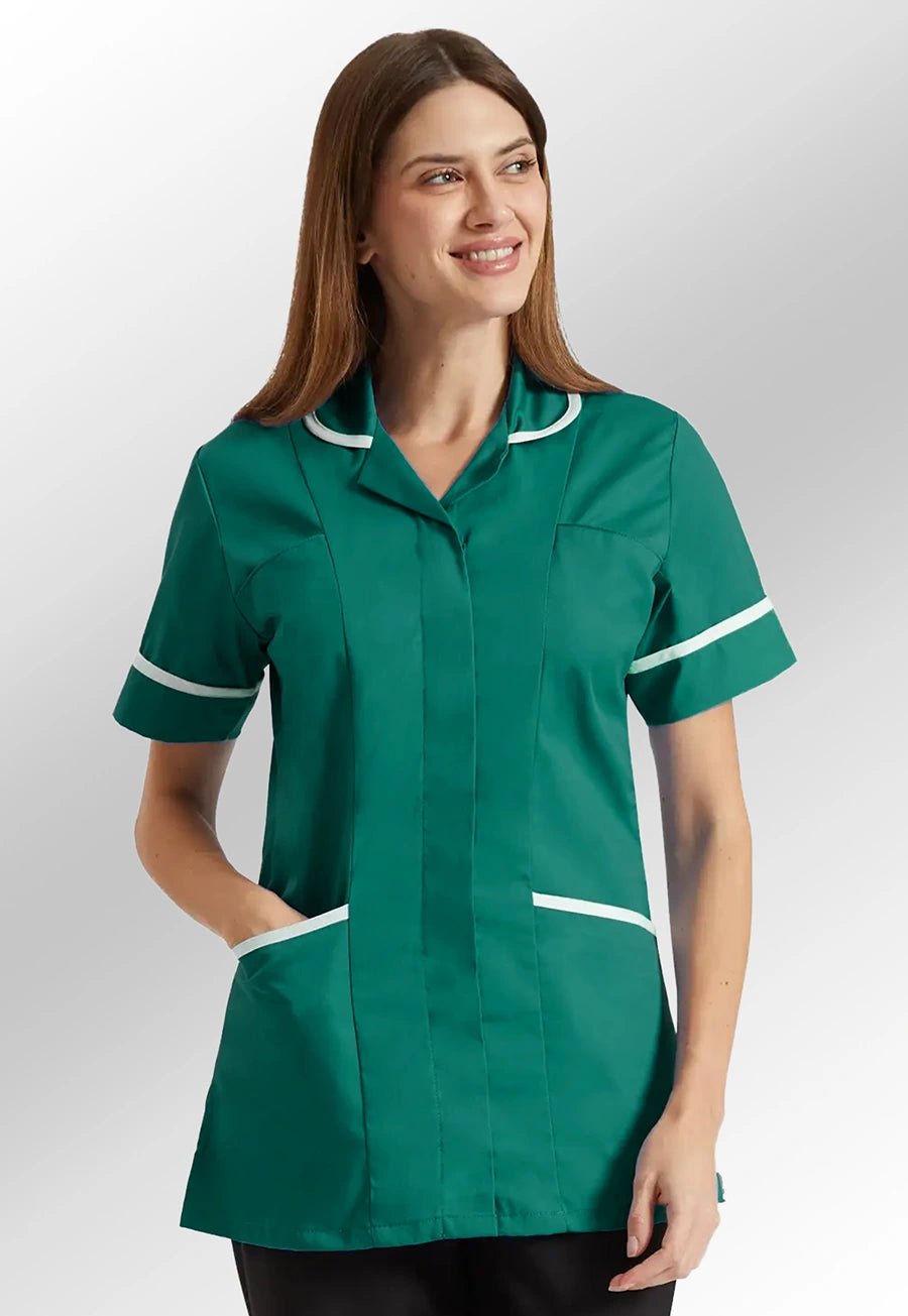 Bottle Green Nurse Tunic - The Work Uniform Company