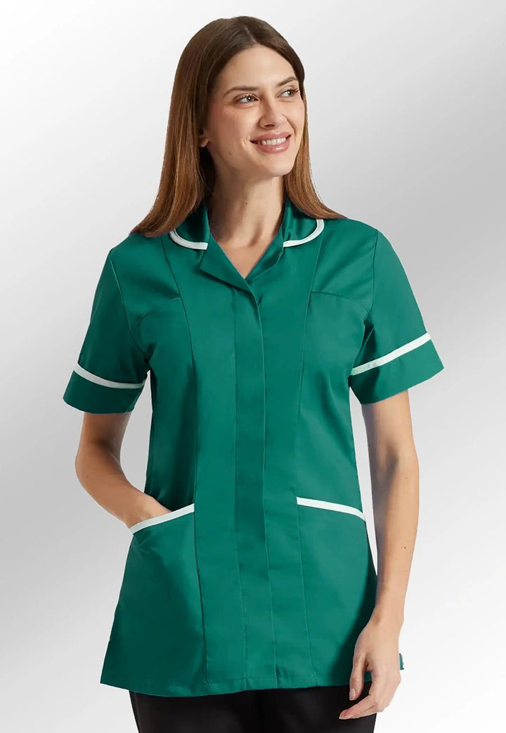 Bottle Green Nurse Tunic - The Work Uniform Company
