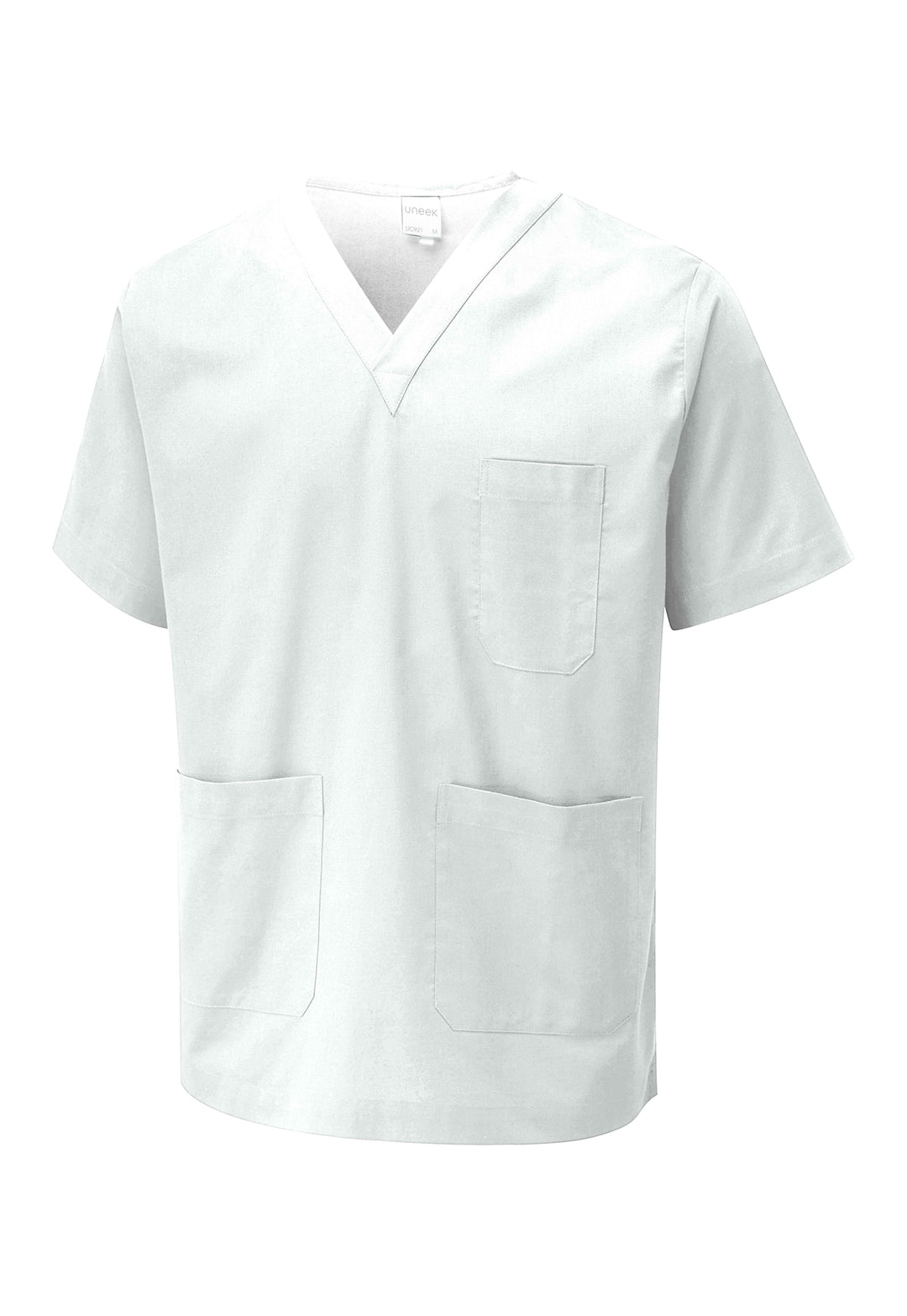 Branded Scrub Set in White with Free Logo Embroidery (Bundle of 8)