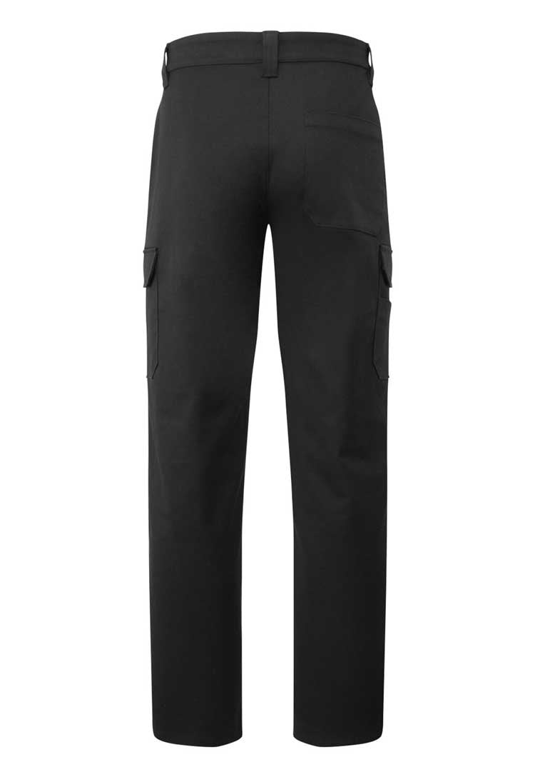 Stretchchecker Unisex Work Cargo Trousers PR565 in black back view