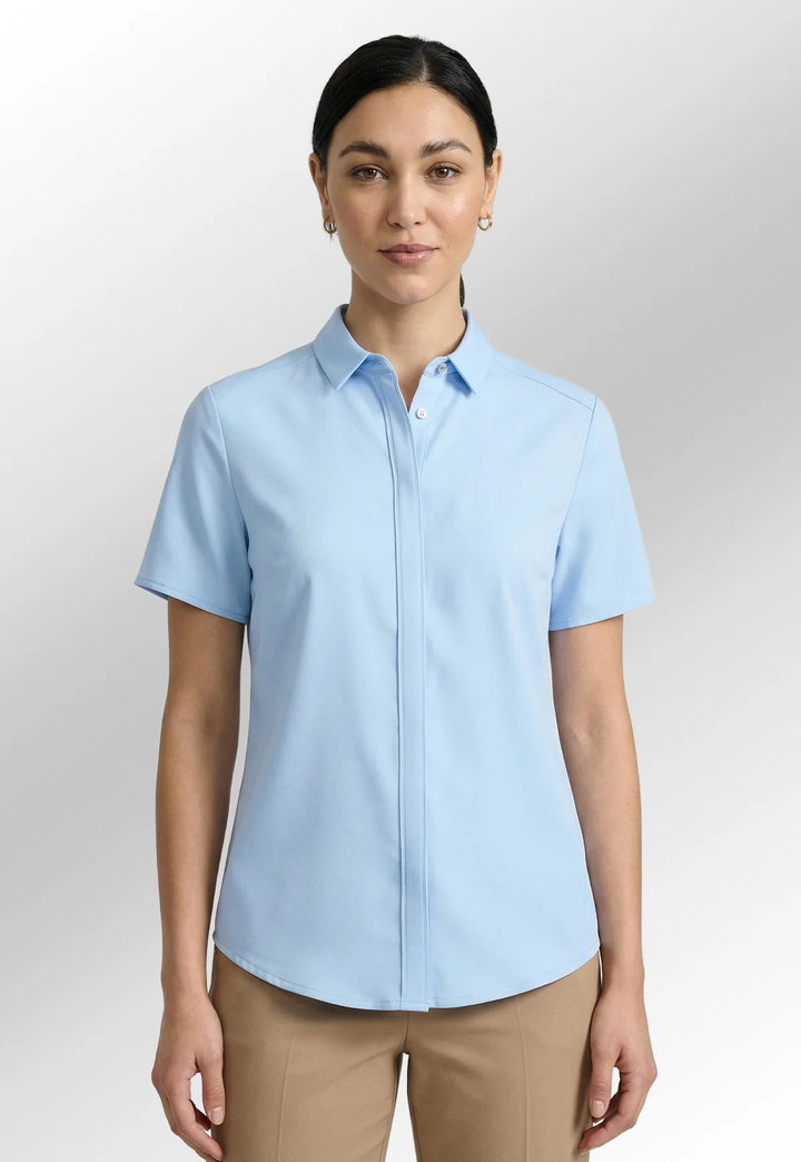 Venezia Crepe de Chine Blouse - The Work Uniform Company
