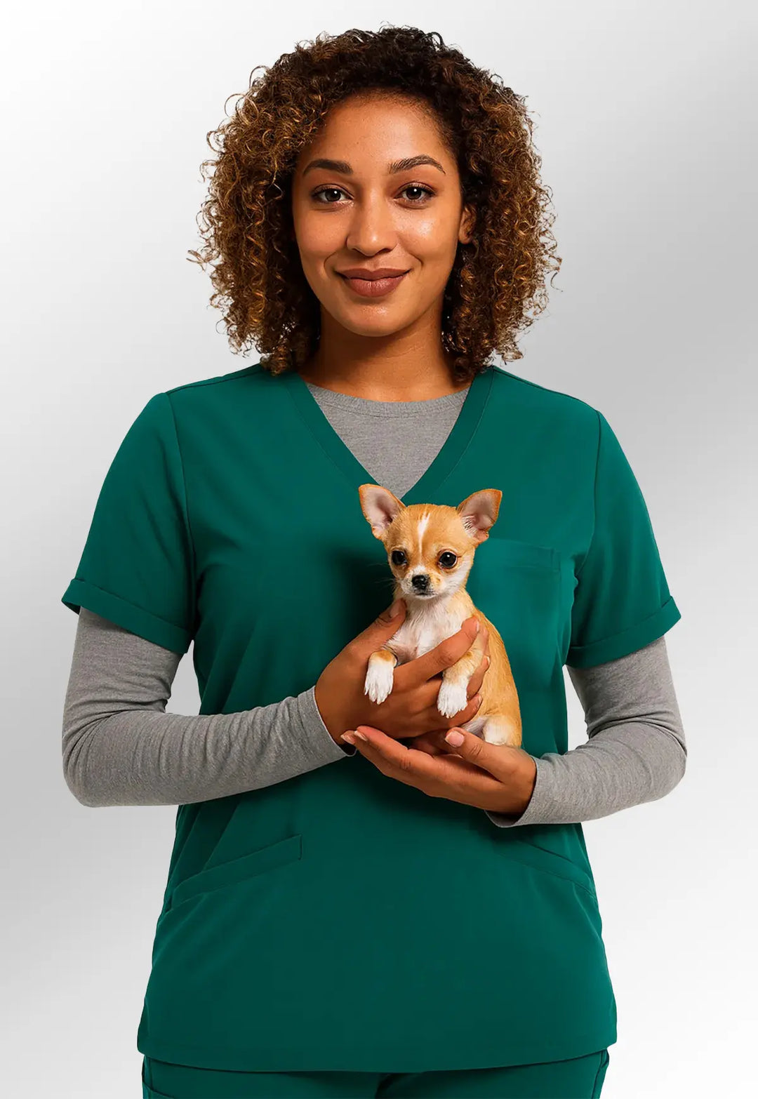 Stretch Tunic Top for Vets - The Work Uniform Company