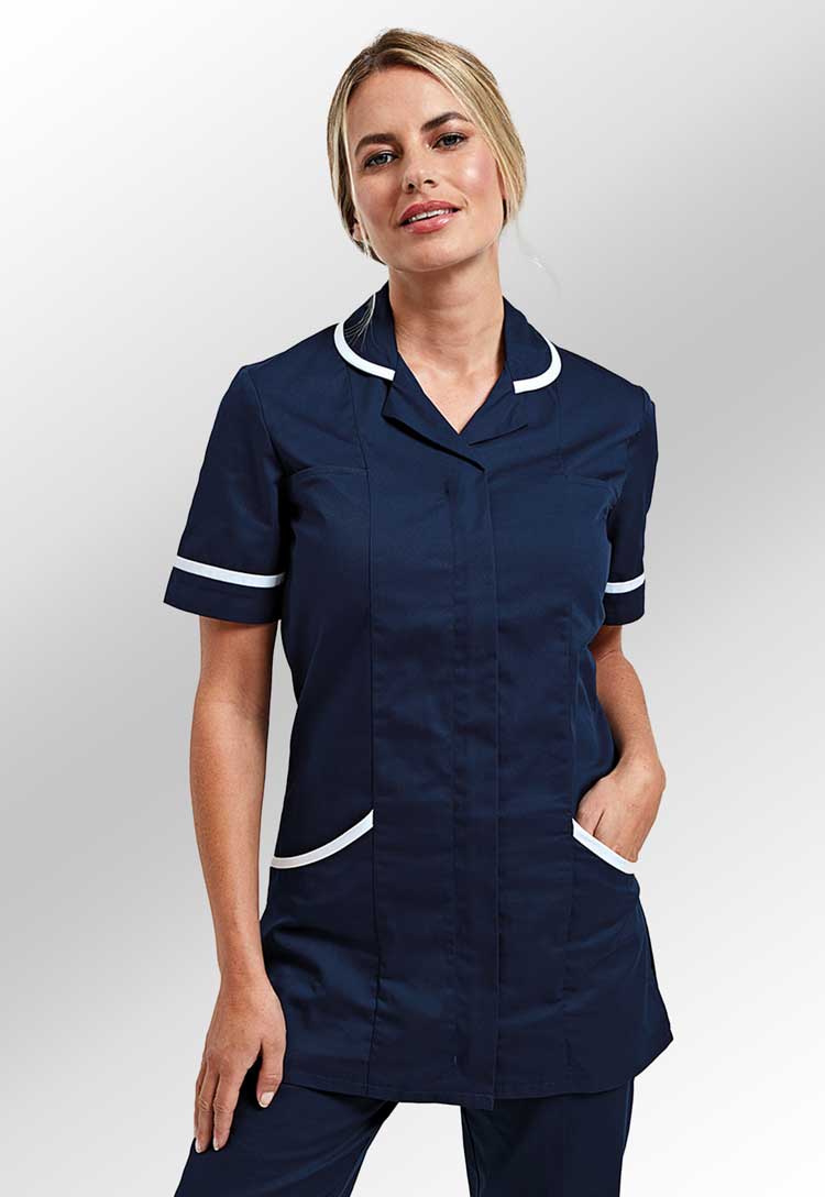 Model wearing Women's Vitality Healthcare Tunic PR604