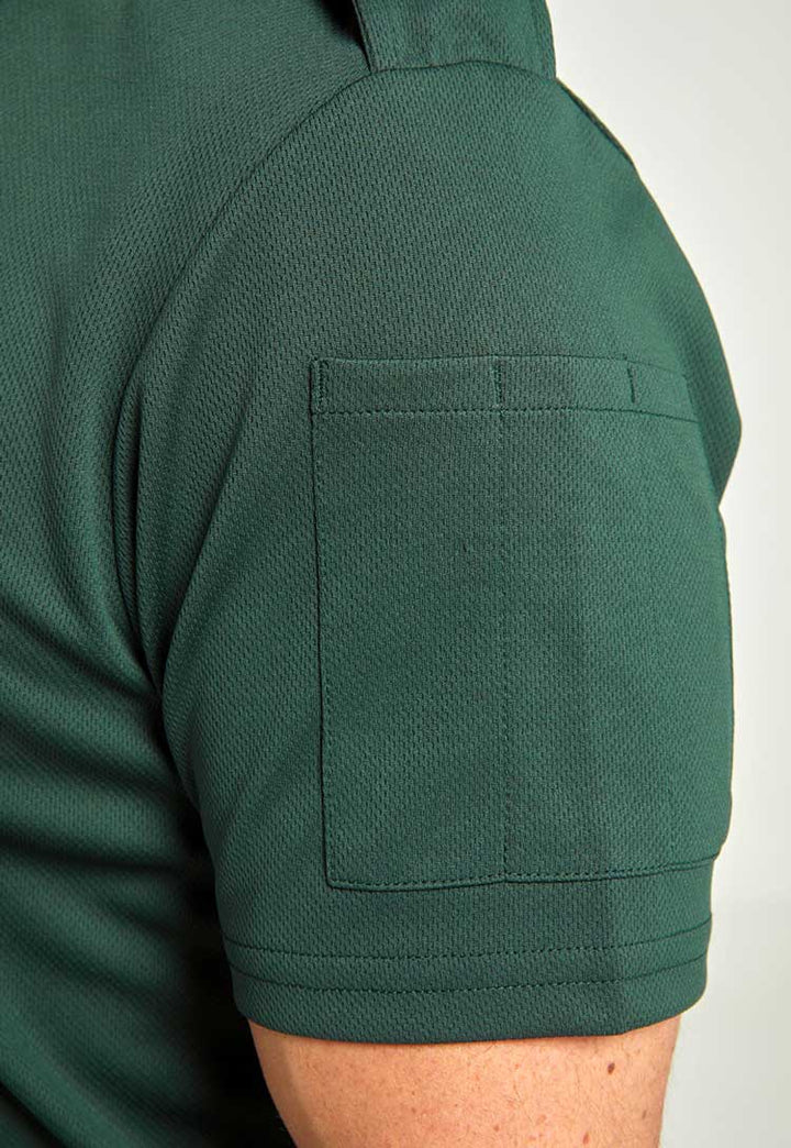 Ambulance Wicking Polo Shirt with Epaulettes pen pocket