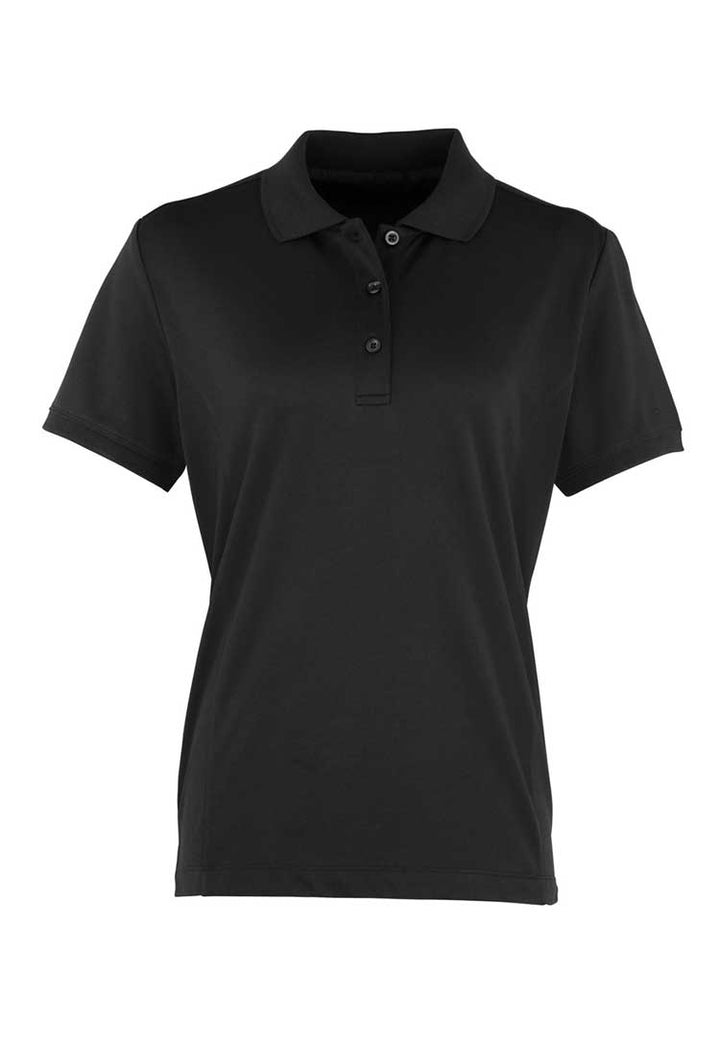 Women's Coolchecker® Piqué Polo PR616 black