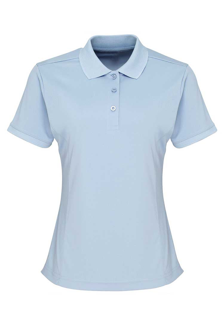 Women's Coolchecker® Piqué Polo PR616 light blue