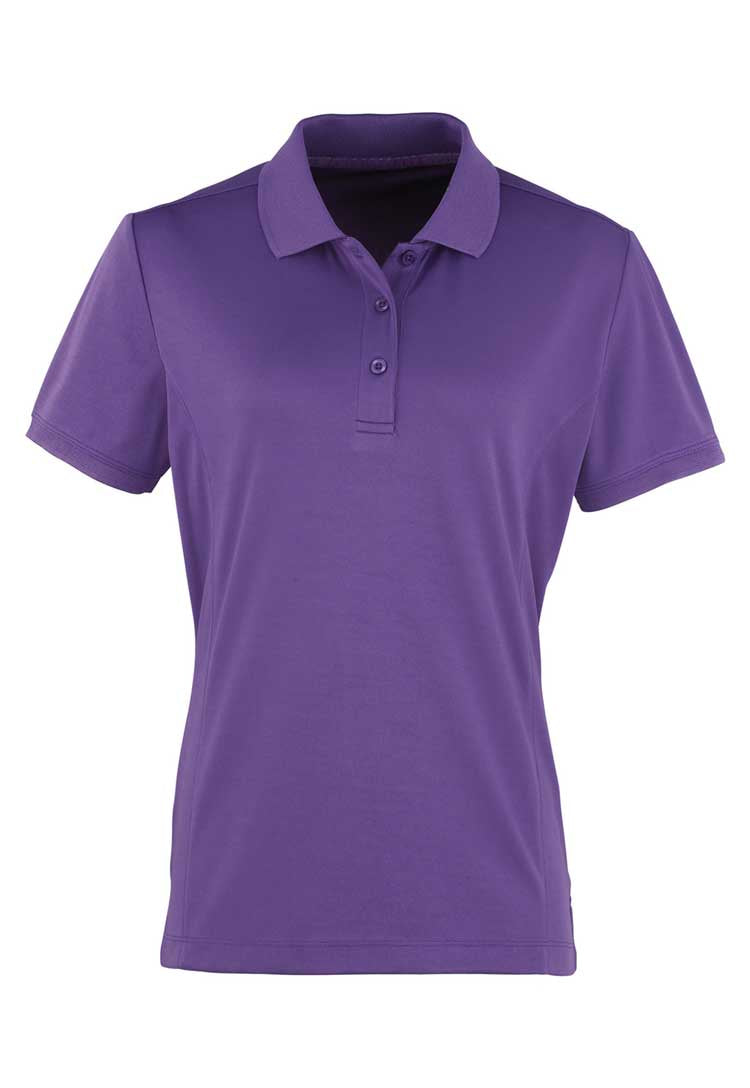 Women's Coolchecker® Piqué Polo PR616 purple