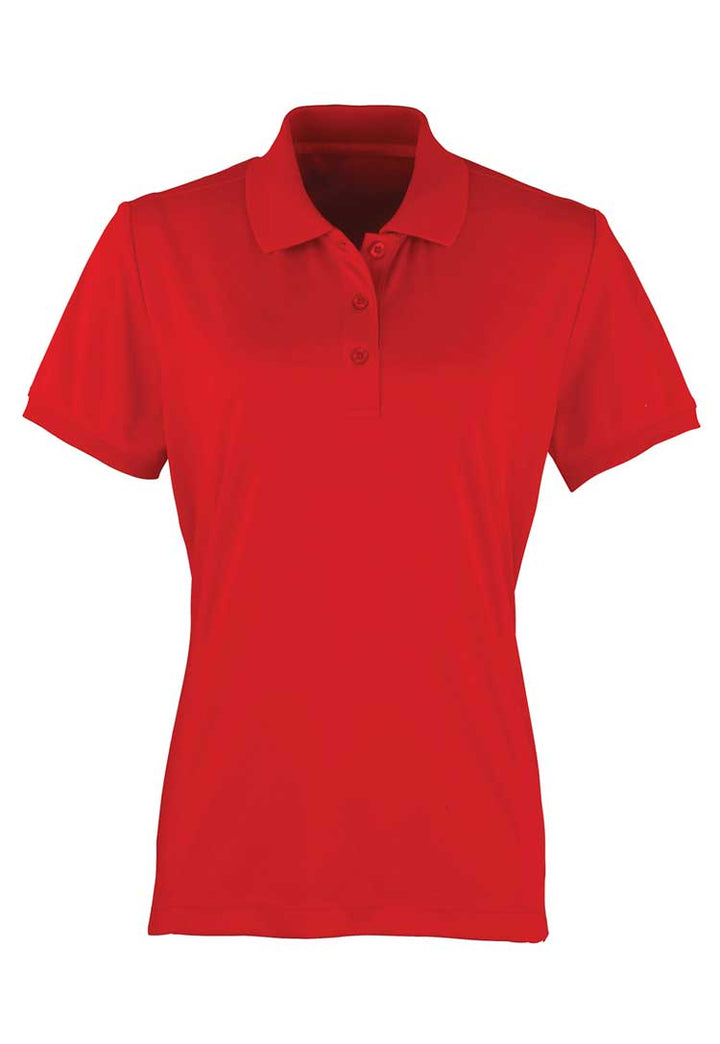 Women's Coolchecker® Piqué Polo PR616 red