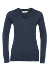 Women's V-Neck Knitted Sweater J710F